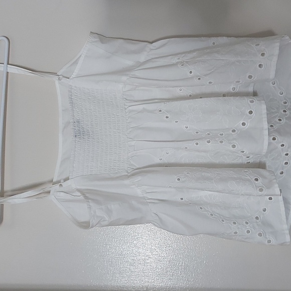 Primark White Floral Top NWOT/Sz M, Floral/Lightweight/Summer/Beach/Flared - Picture 4 of 7